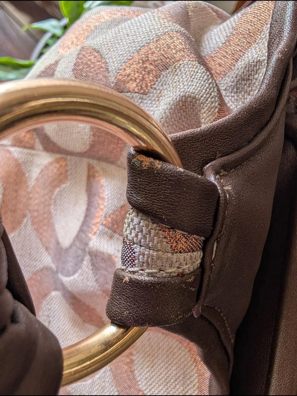 Coach Parker Rare Iridescent Copper Kisslock Hobo & Wristlet (B0993-13509)